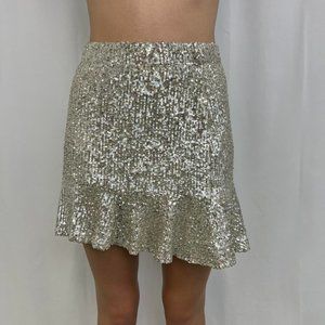 BB Dakota Sequin Ruffle Skirt